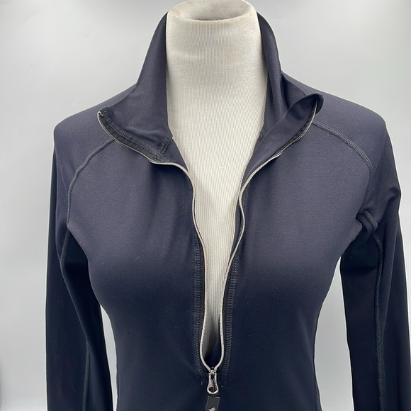 Danskin Gray Yoga Leggings & Graced by Grit Black Zip Up Work Out Top 2 PC SZ SM - Picture 6 of 15